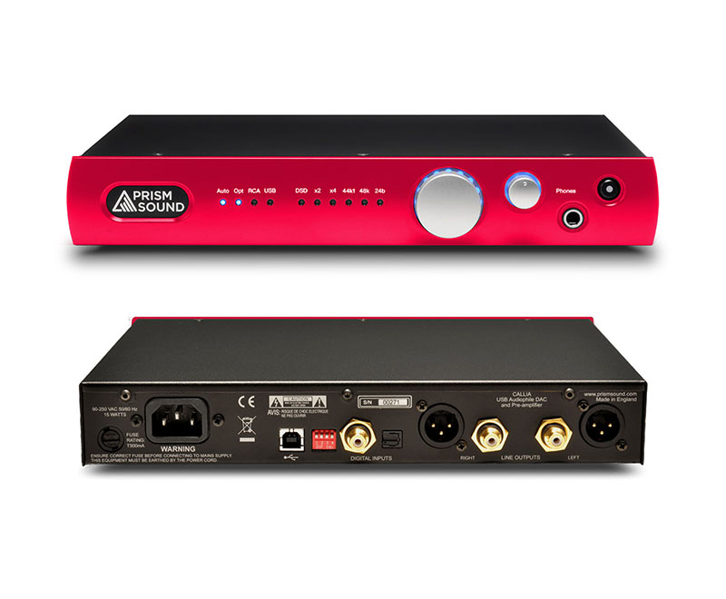 Prism Sound CALLIA Red Limited Edition D/A轉換器