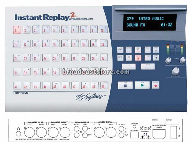 360 Systems DR600 硬盤(pán)錄音機(jī)，即時(shí)播放硬盤(pán)錄音機(jī)